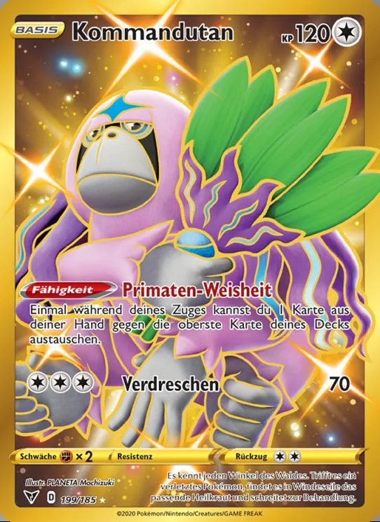 Pokémon TCG — Farblos 카드 8장 세트