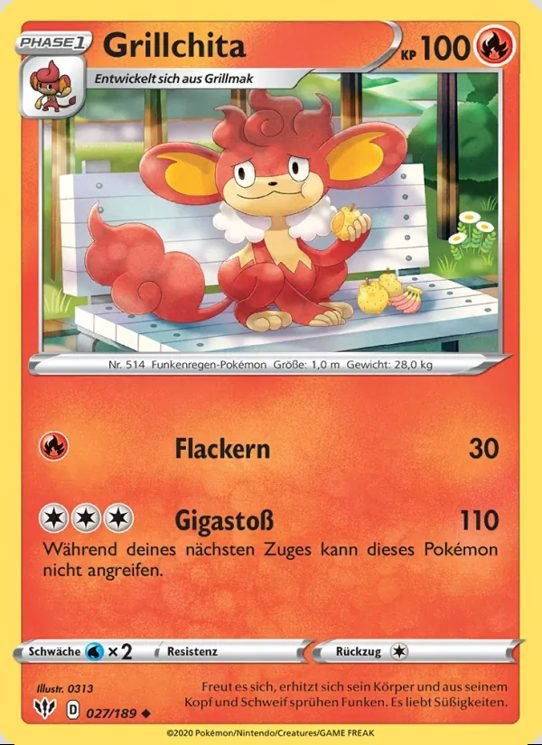Pokémon TCG — Feuer 카드 8장 세트 상세 이미지